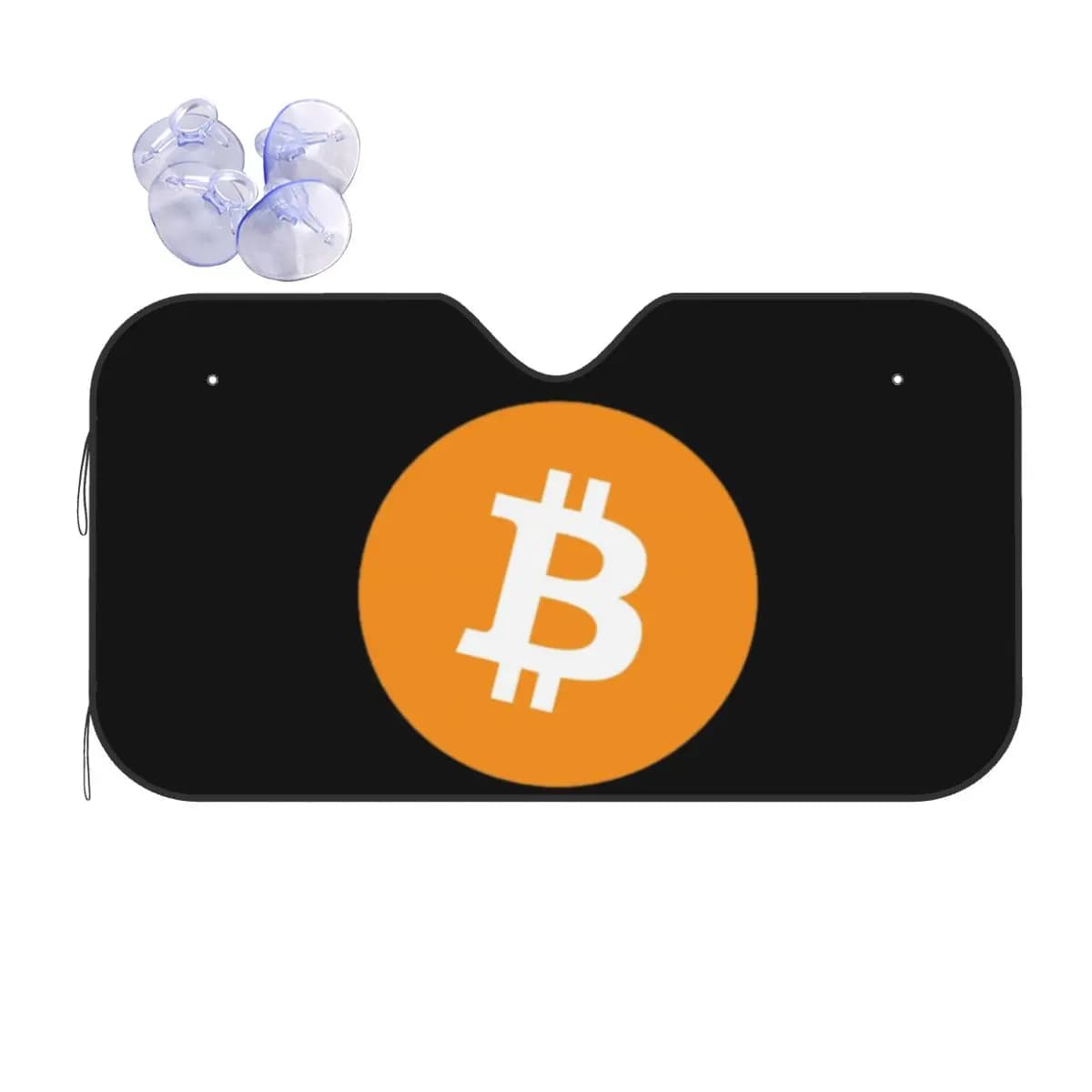 Bitcoin Logo Cappello Bitcoin Criptovaluta Crypto Parasole Parabrezza Parabrezza anteriore per auto Finestra Visiera parasole Accessori Coperture