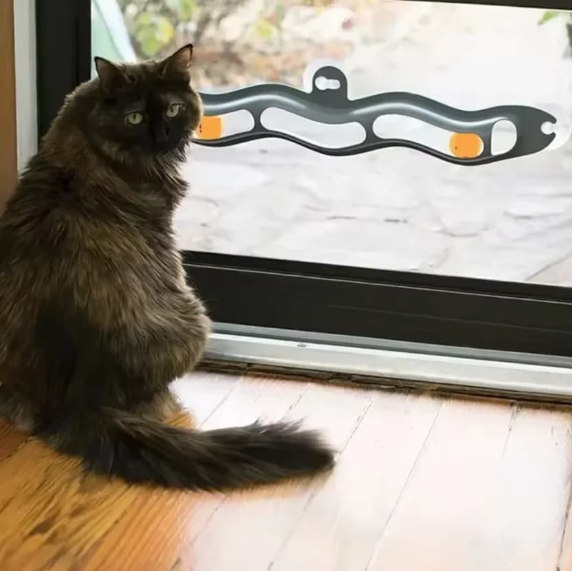 Nuovo Giocattolo per Gatti con Palla su Pista in Plastica, Accessori per Animali Domestici, Giocattolo per Gatti con Palla da Ping Pong ad Aspirazione per Finestra, Giocattoli Divertenti per Gatti, Giocattoli per Animali Domestici