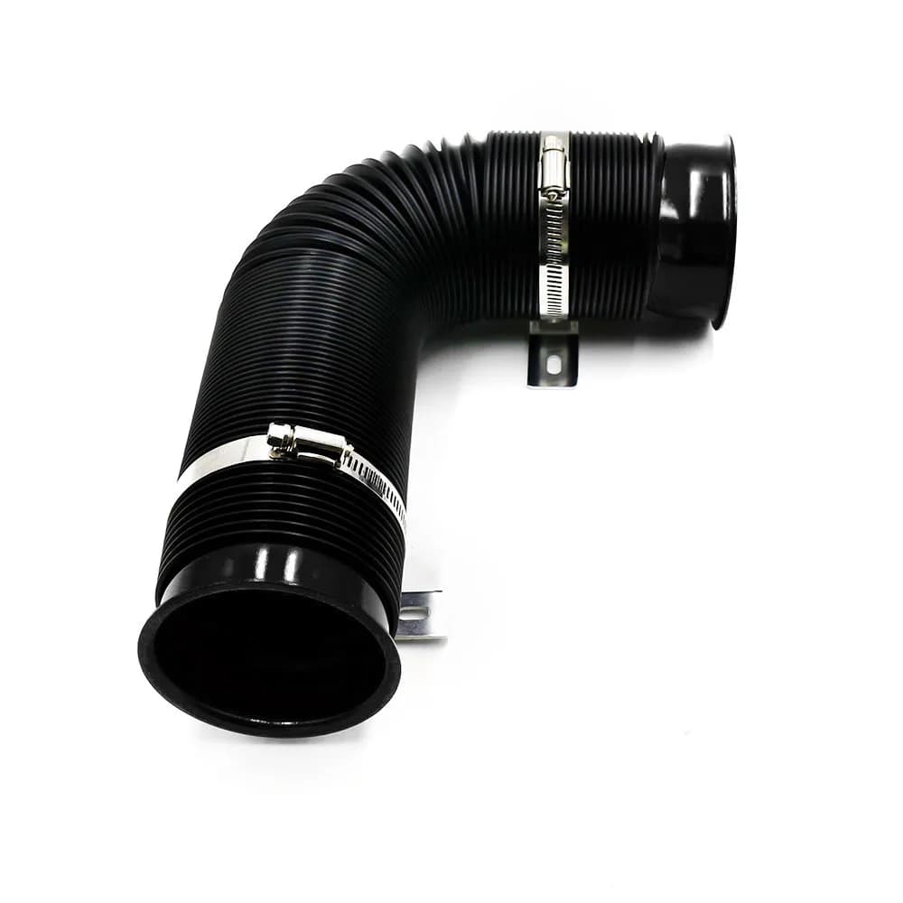 Kit di Aspirazione Aria Espandibile BX100458 76mm, Tubo Telescopico per Aria Fredda, Accessori per Modifica Auto