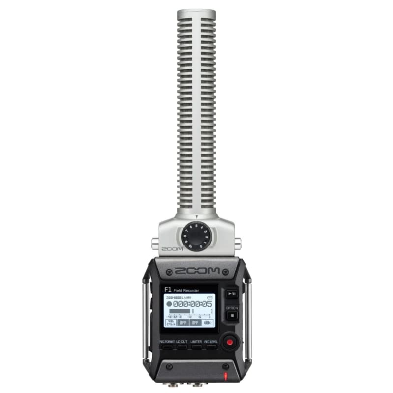 Zoom F1-SP Registratore di campo portatile con microfono a fucile, audio per videoregistratore, registrazioni su scheda SD, uscite su fotocamera