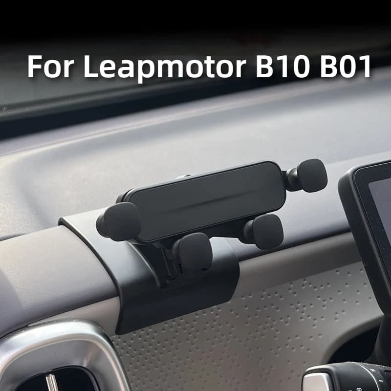 Misura per Leapmotor B10 B01 Supporto per telefono per auto Base anti-vibrazione Console centrale Navigazione Supporto per auto Decorazione di modifica