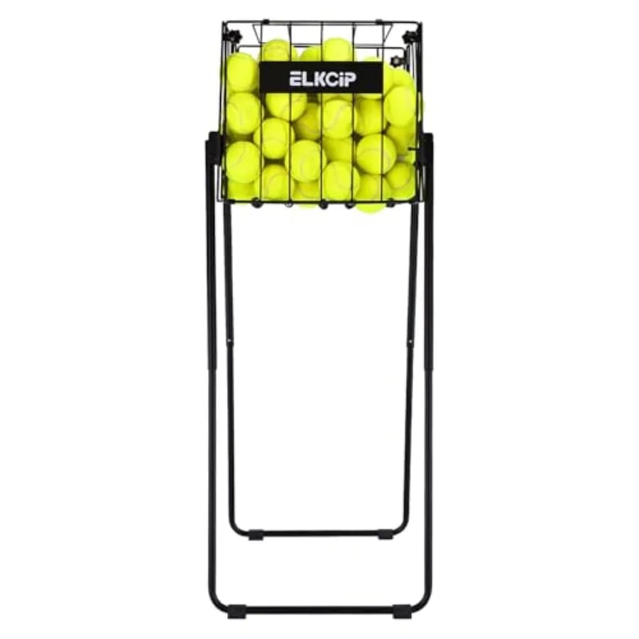 Raccoglitore Portatile per Palline da Pickleball e Tennis - Cesto Verde in Poliestere Resistente per Raccolta, Conservazione e Allenamento