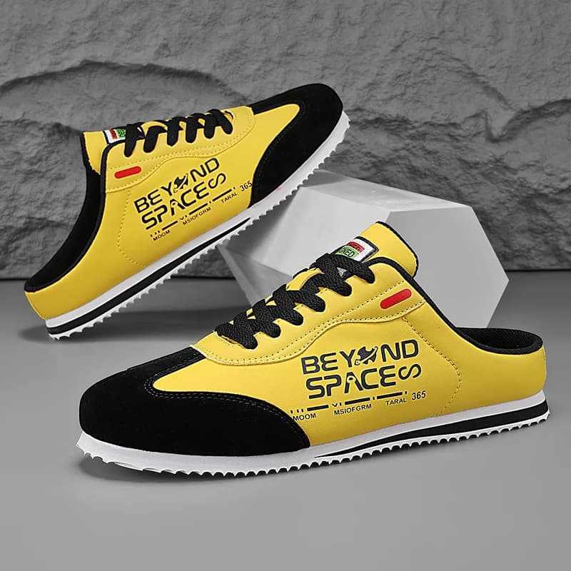 Scarpe da uomo di moda Mocassini da uomo traspiranti Scarpe casual 2025 Nuovo stile Slip-On piatto estivo Mezze pantofole Scarpe pigre Espadrillas