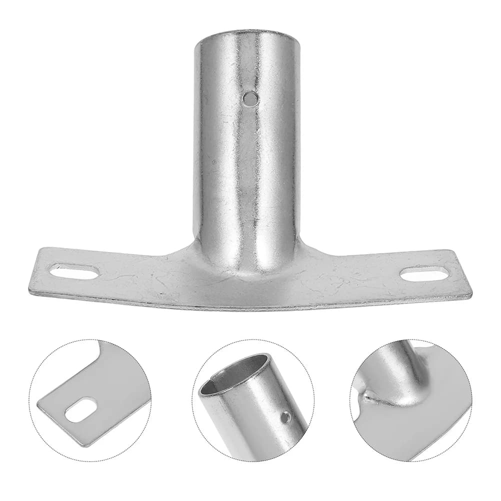 2 pezzi accessori per spazzole per pavimenti staffa per maniglia per scopa punte filettate in metallo adattatore per mocio di ricambio per efficienza di pulizia