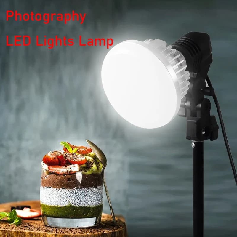 Lampadina a LED da 155W 3200K-5500K lampadina fotografica attacco E27 con telecomando per Studio fotografico Home Warehouse Office
