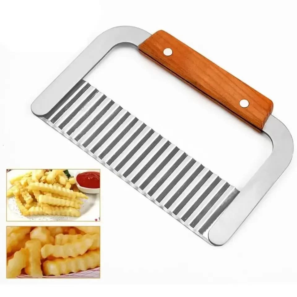 Taglierina for undulating potatoes from kitchen Stainless steel slicer Onion chips Fryer Chopper Vegetable knife Tools for bending food