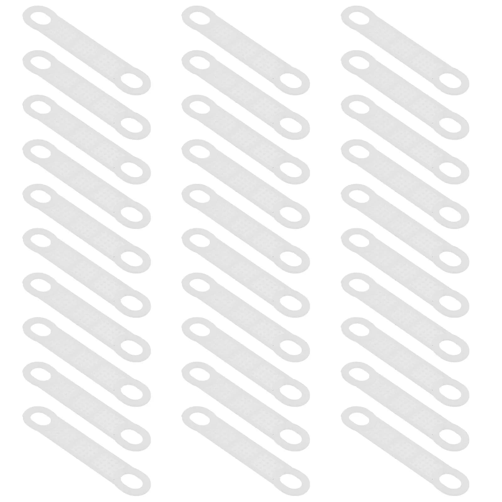 50Pcs Silicone Non-Slip Hanger Grips Stretchable Antiskid Adhesive Strips for Smooth Glossy Hangers Clothes Strap Holders