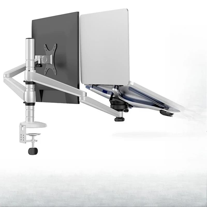 OA-7X Multimedia Desktop Long Arm 25inch LCD Monior Stand Laptop Holder Stand Table Full Motion Double Monitor Mount