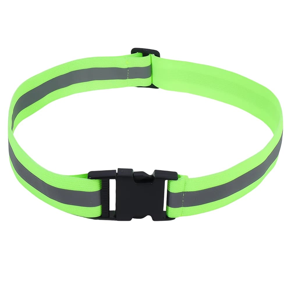 Reflective Running Belt Glow Belt Reflective Running Gear Elastic Lights Safety Strap Band Visibility Night for Running