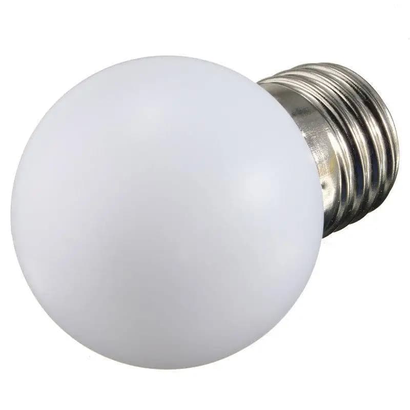 Lampadina LED a Risparmio Energetico a Forma di Pallina da Golf, Attacco E27, Luce Calda per Illuminazione Decorativa da Esterno, Giardino e Feste
