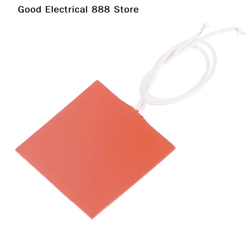 inGE inPad silicone rubber heater 12V 10W, flat heating band, square heated bed, flexible, waterproof, 3D printer sticker