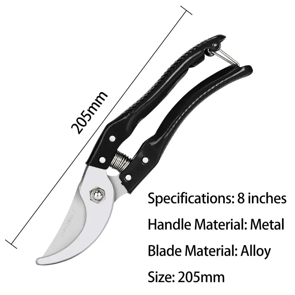 1 pz 8 '' Garden shear shears Scissors to save labor for gardening Home Plants Multifunction Bonsai Tree Brunches Scissors
