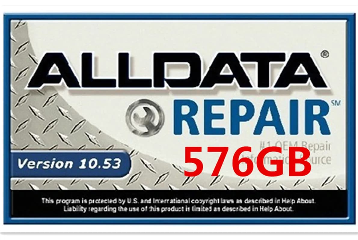 Software Alldata v10.53 Software di riparazione automatica tutti i dati diagnostici automatici alldata in 750 GB Nuovo disco rigido esterno HDD
