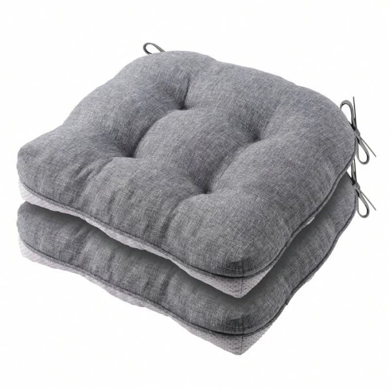 Cushion for Dining Chairs, Dark Grey, Often, Anti-slip, Comfortable and Soft
