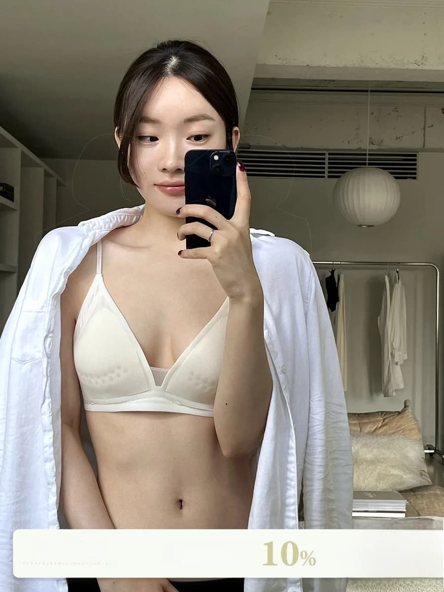JoyceBra Intimo da donna traspirante, leggero e fresco, senza anelli in acciaio, reggiseno confortevole senza cuciture, anti-cedimento