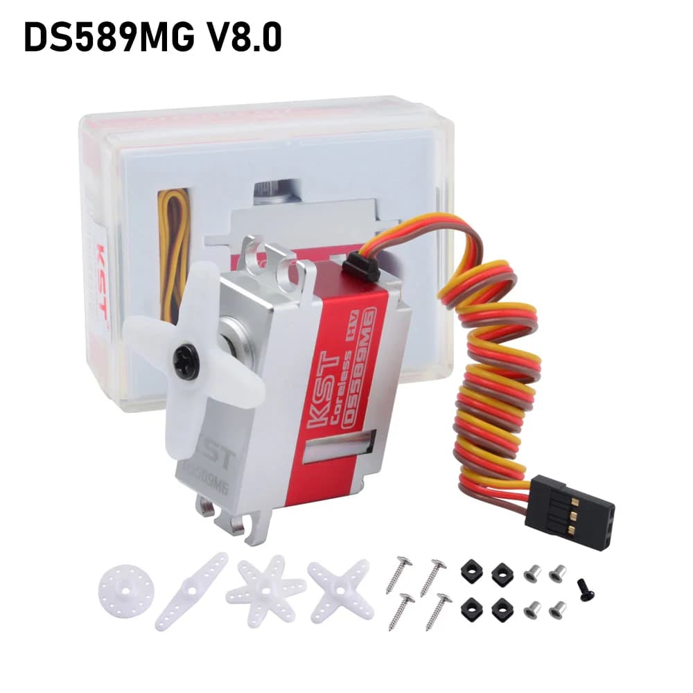 KST DS589MG /DS565X /DS725MG Mini servo digitale ad ingranaggi in metallo HV per elicottero RC e ala fissa