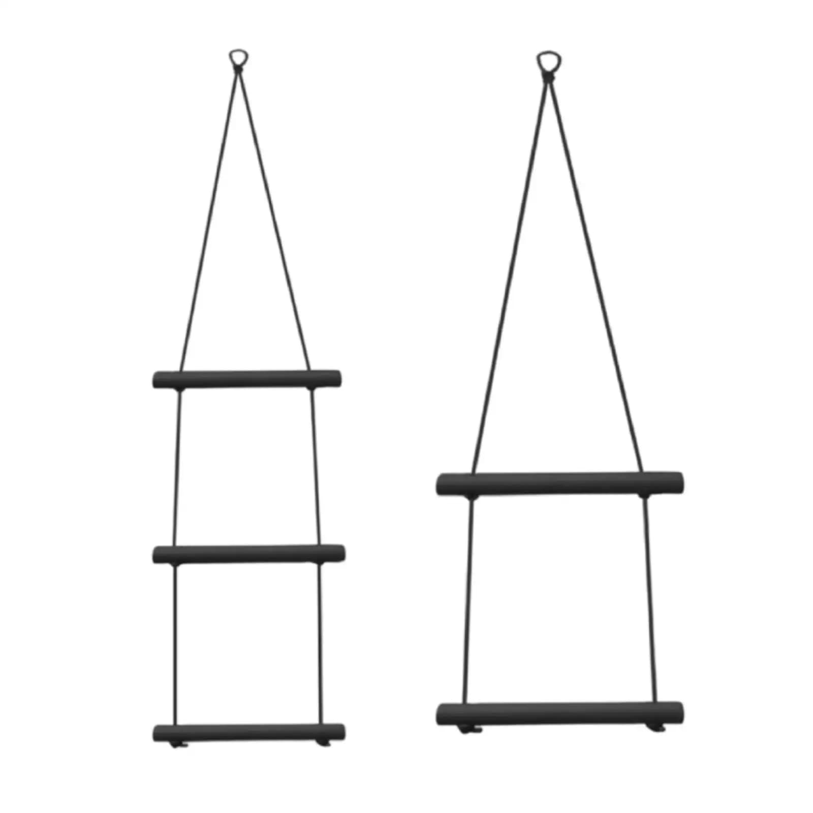 Outdoor Rope Ladder Marine Safety Accessory Lightweight Durable for Kayaking Motorboat Dinghy Canoeing
