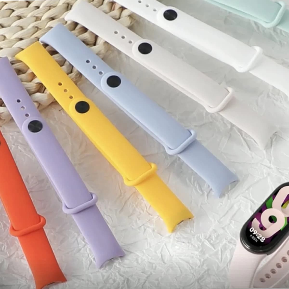 Silicone Strap Mi Band 8 Accessories NFC Sports Belt SmartWatch Rubber Pulse Kit Xiaomi Mi Band 8 Strap