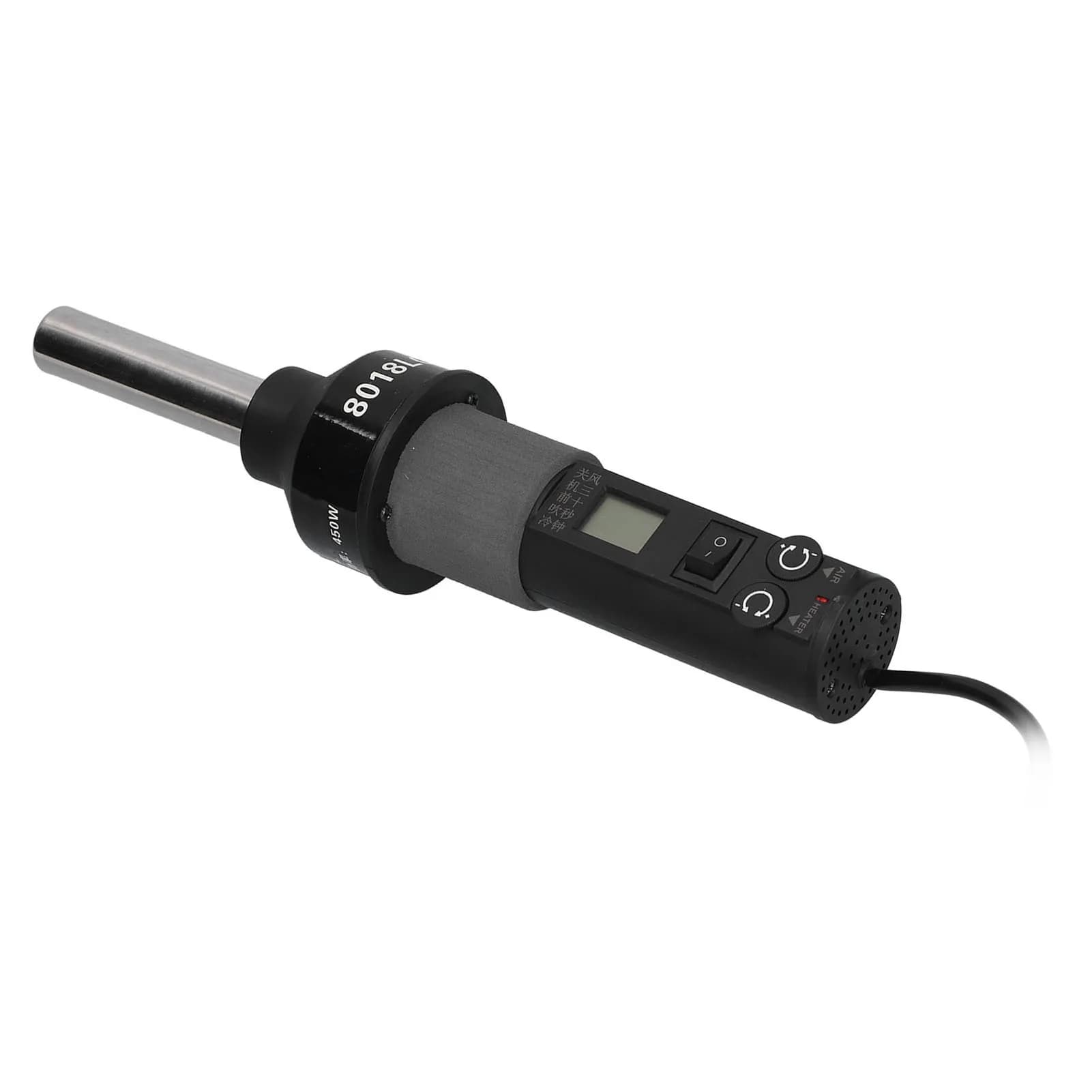 8018 LCD Hot Air Gun Portable Adjustable Temperature Heat Gun UK250V Digital Display Soldering Rework Repair Tool