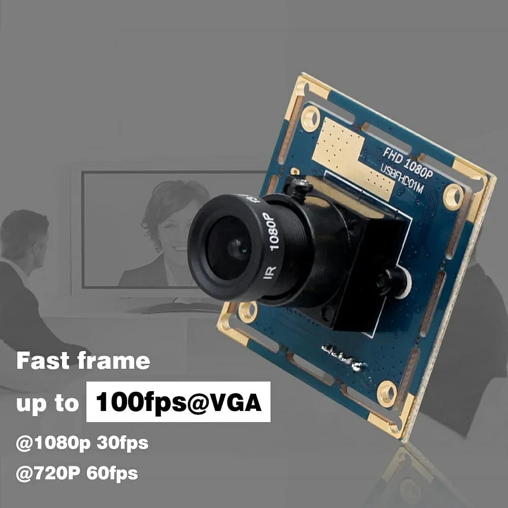 NEW ELP Driver Free Full HD Webcam UVC 2MP 30fps 1080p 60fps CMOS USB Camera Module 120fps For Windows Linux Android