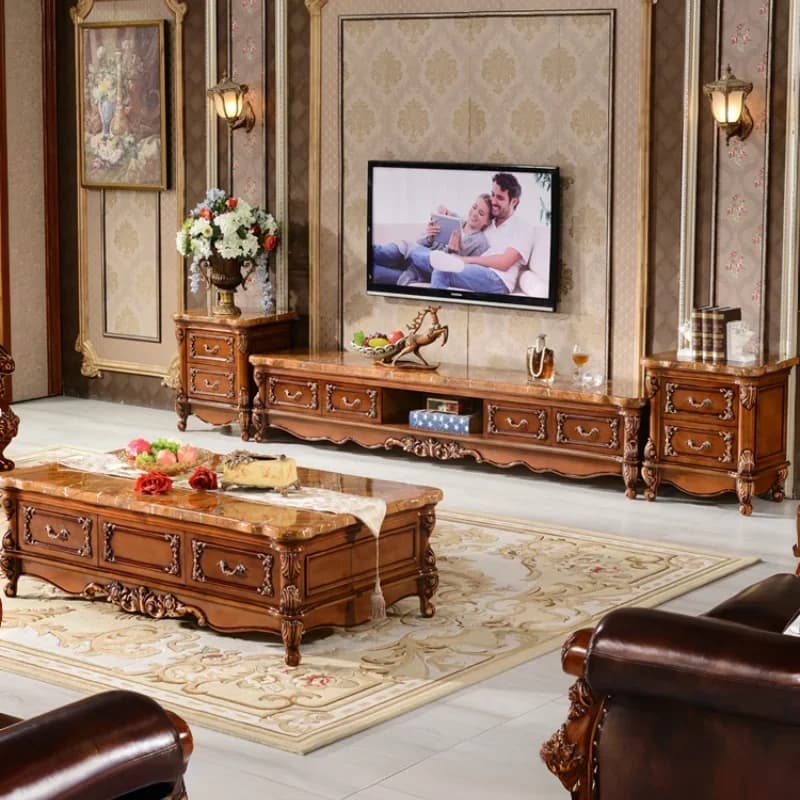 Light Luxury Tv Cabinet Storage Modern Retro Standing Living Room Cabinets Monitor Center Meuble Tv Luxe Moderne House Furniture
