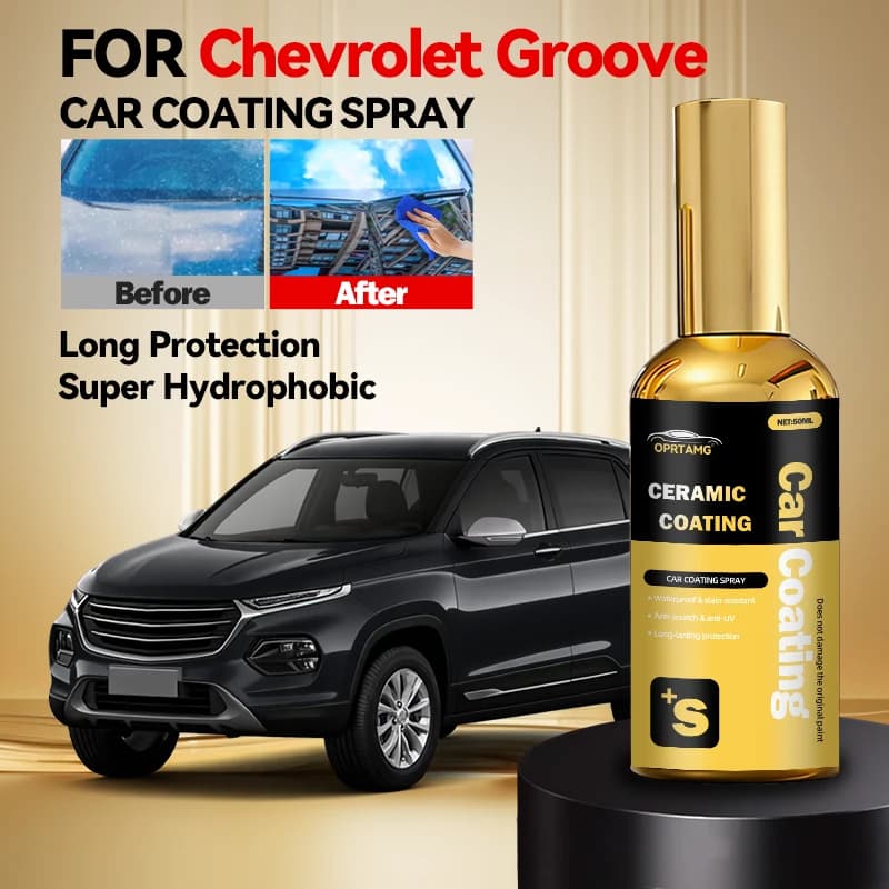 Detergente Sgrassante per Auto Chevrolet Groove, Strumento per Rimozione Olio e Rivestimento Ceramico Plastico, Pre-Lucidatura, Strato Idrofobico