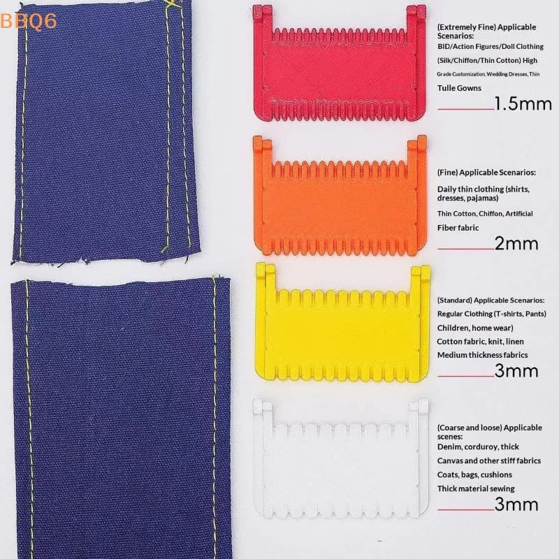 Guida per cuciture con spaziatura uniforme dei punti, strumento di precisione per cuciture su tessuti, ricami e lavorazione del cuoio.
