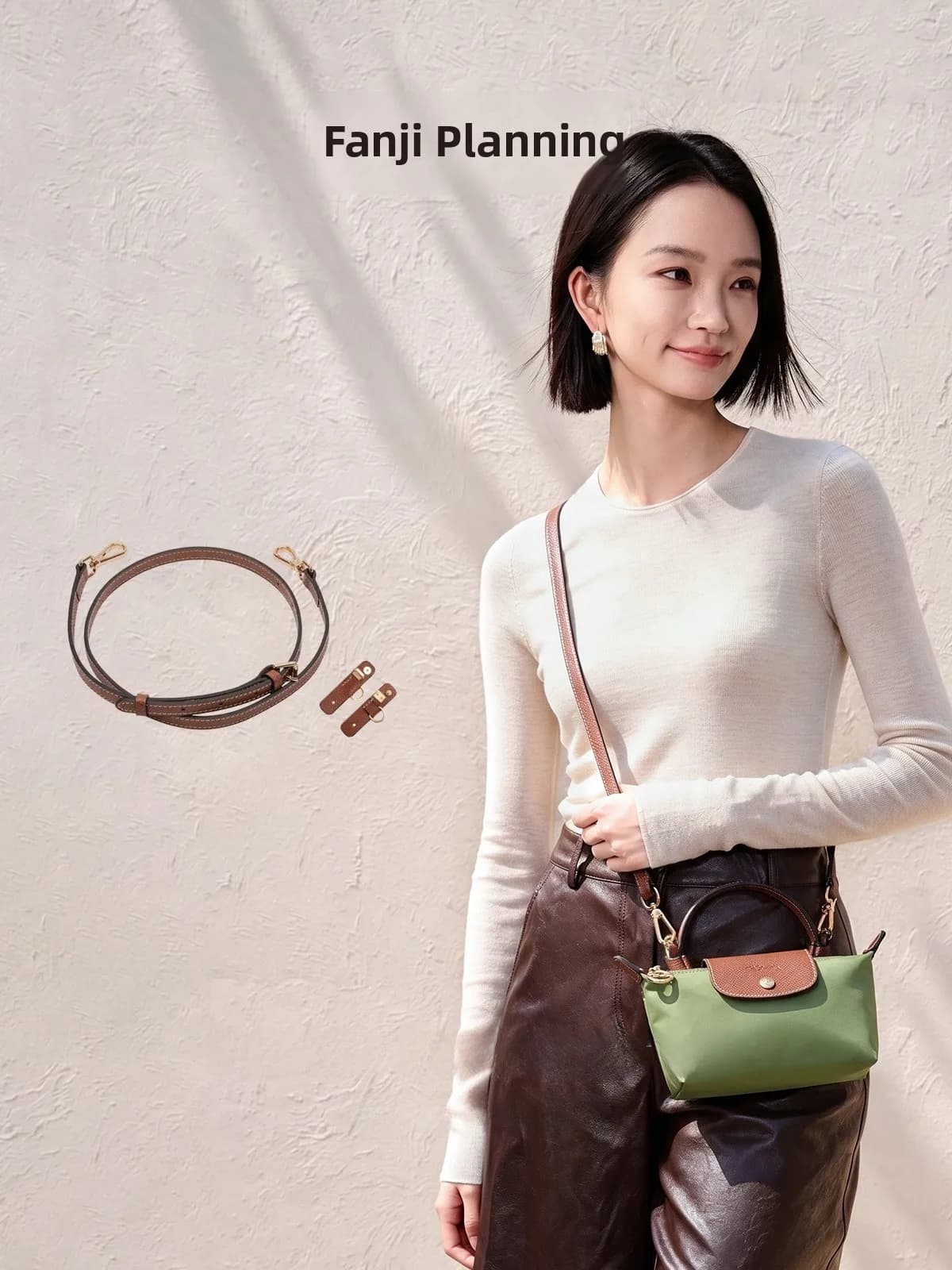 Accessories for Dumpling Bag Shoulder Bag, no drilling required, universal organizer for tricks and objects.