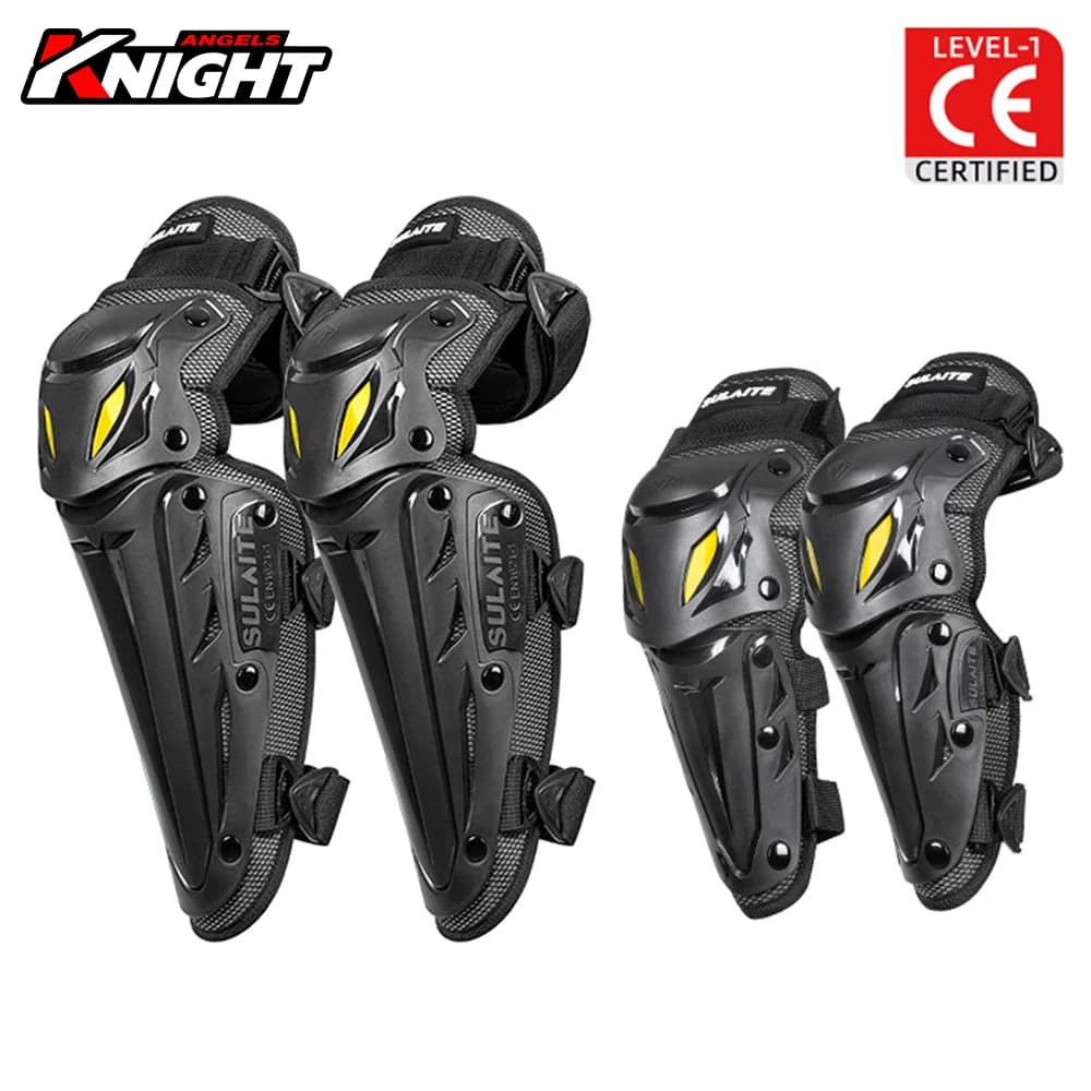 Ginocchiera per moto Protezione per gomito Combo Protezione per ginocchio Equipaggiamento Sport all'aria aperta Ginocchiera per motocross Ventilare quattro stagioni