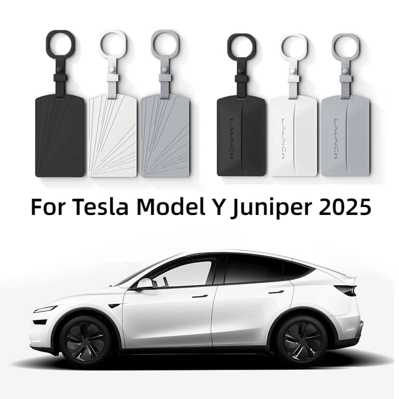 Portachiavi per Tesla Model Y/YL Juniper 2025, Custodia Protettiva per Chiave Auto, Accessori Auto, Etichetta in Silicone Light Speed