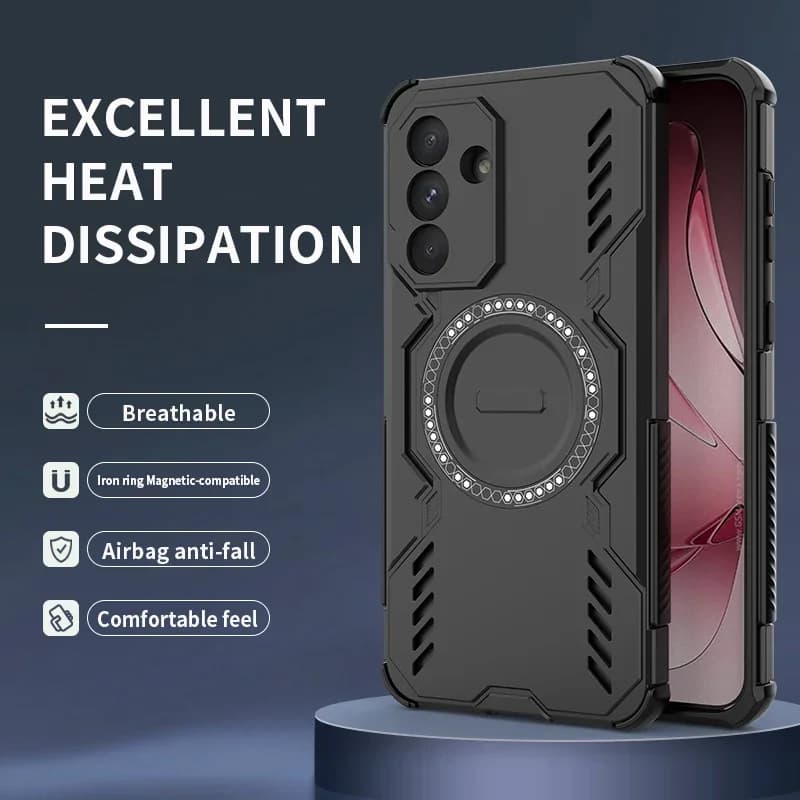 Custodia Protettiva Dissipante di Calore per Samsung Galaxy A57 A37 A27 A17 5G, Cover Magnetica per Ricarica Wireless, Fundas Coque