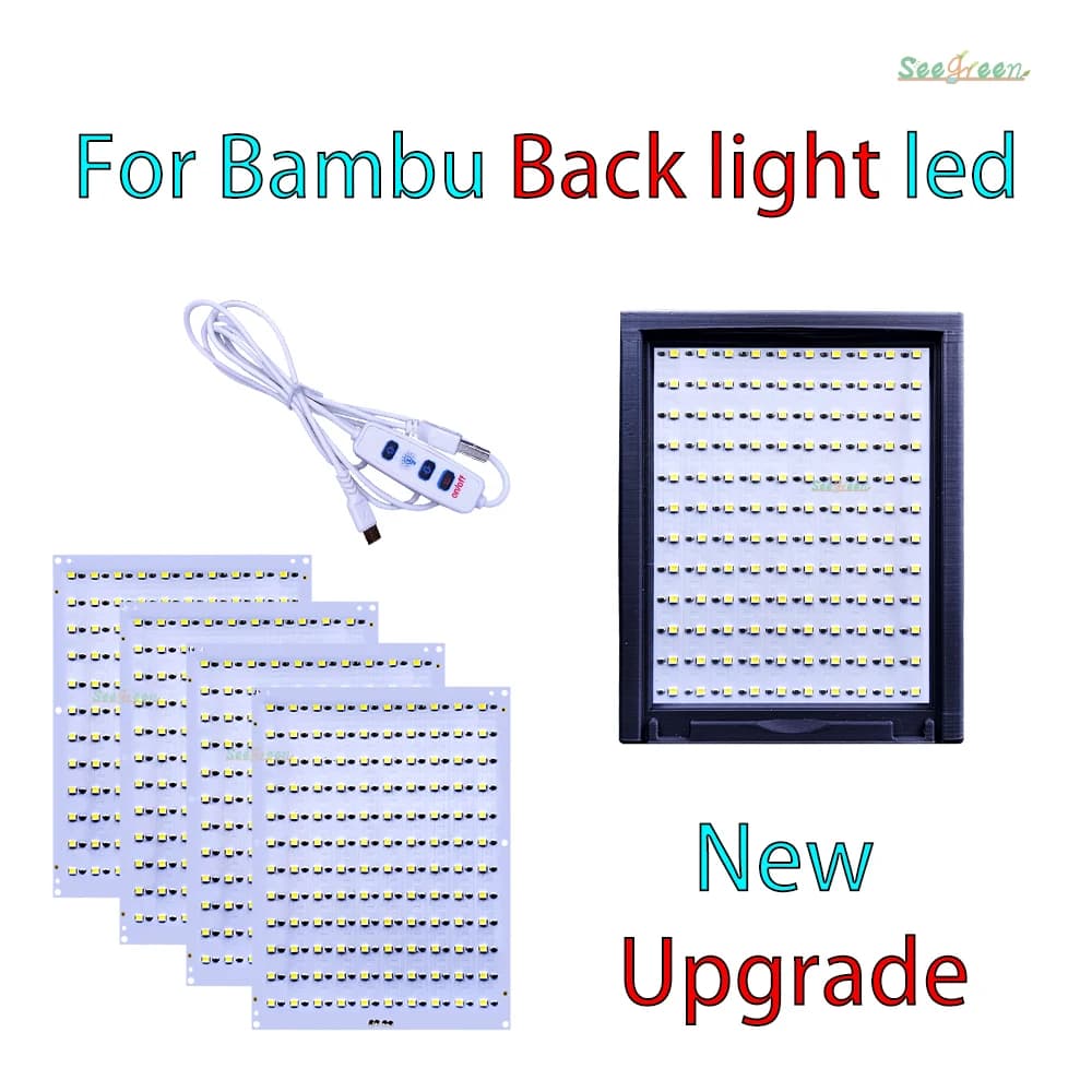 Per Bambu Lab Lithophane Pannello Led CMYK Retroilluminazione A LED Bordo PLA Basic CMYK Lithophane Bundle 3D Stampa Lithophane Foto FAI DA TE