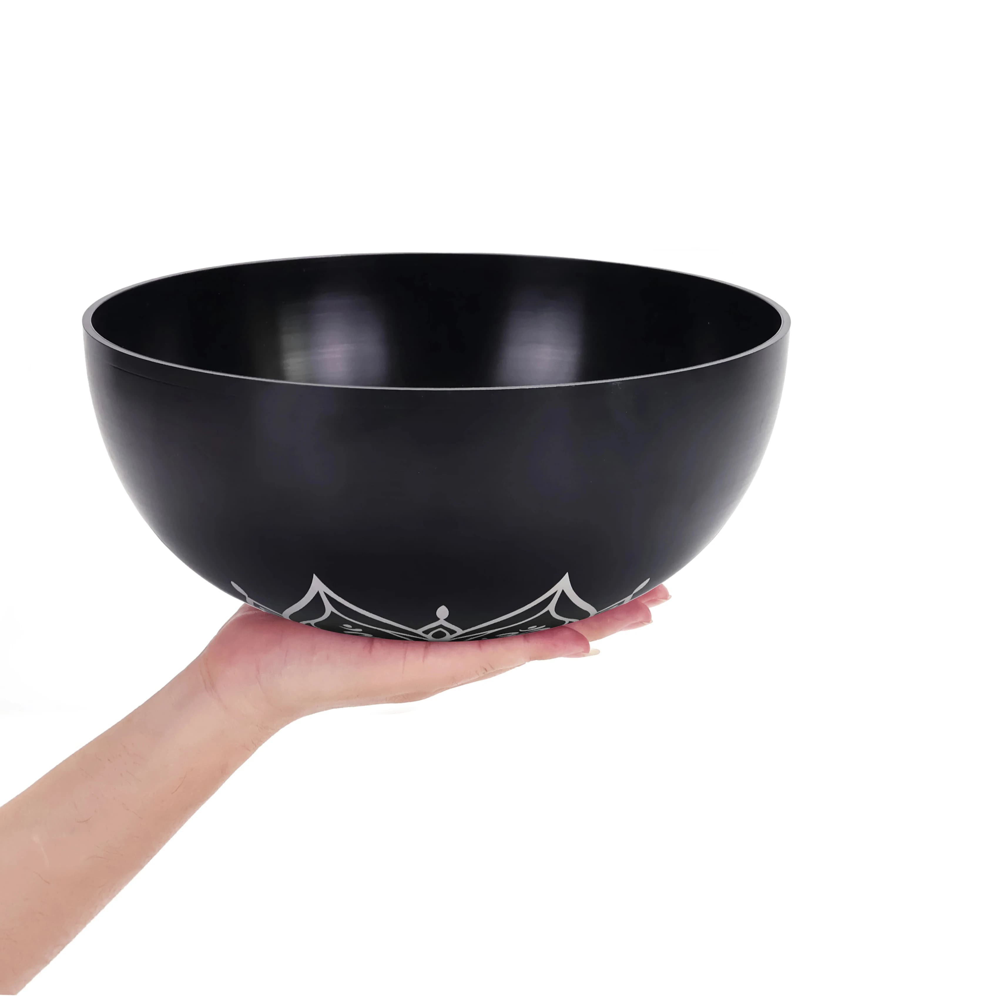 Singing Bowls Tuned 171 HZ F3 Note, 11.1 Inch of Schumann Frequency Therapy for Sound Healing Bath Ideal for Meditation Yoga