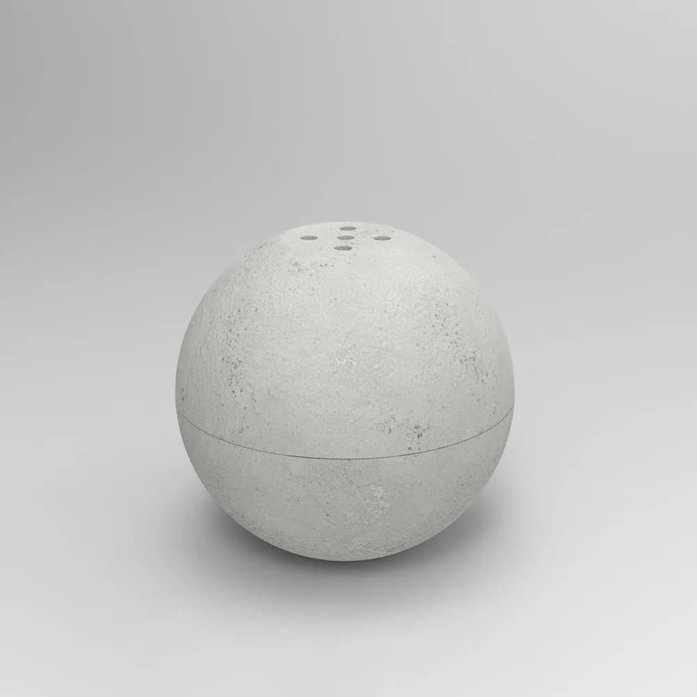 Stampo in silicone per bruciatore di incenso in cemento creativo, base porta bastoncini di incenso Jesmonite sferica con combinazione multifunzionale