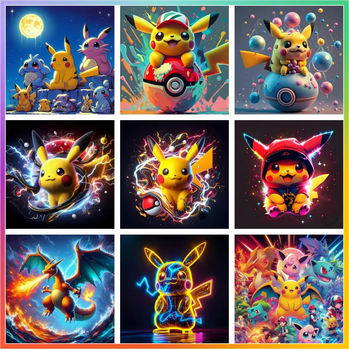 Pikachu Pokemon Simpatico Cartone Animato Pittura Diamante Artigianato Punto Croce 5D FAI DA TE Arte Mosaico Disegno 30x40 Decorazioni Per La Casa Nuovo Regalo Per Bambini Hobby