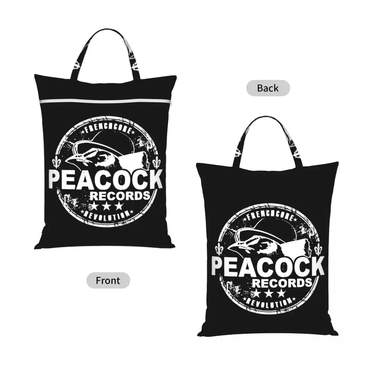 Dr.Peacock Travel Laundry Bag Waterproof Reusable Dirty Clothes Pouch Gym Yoga Vacation Washing Basket