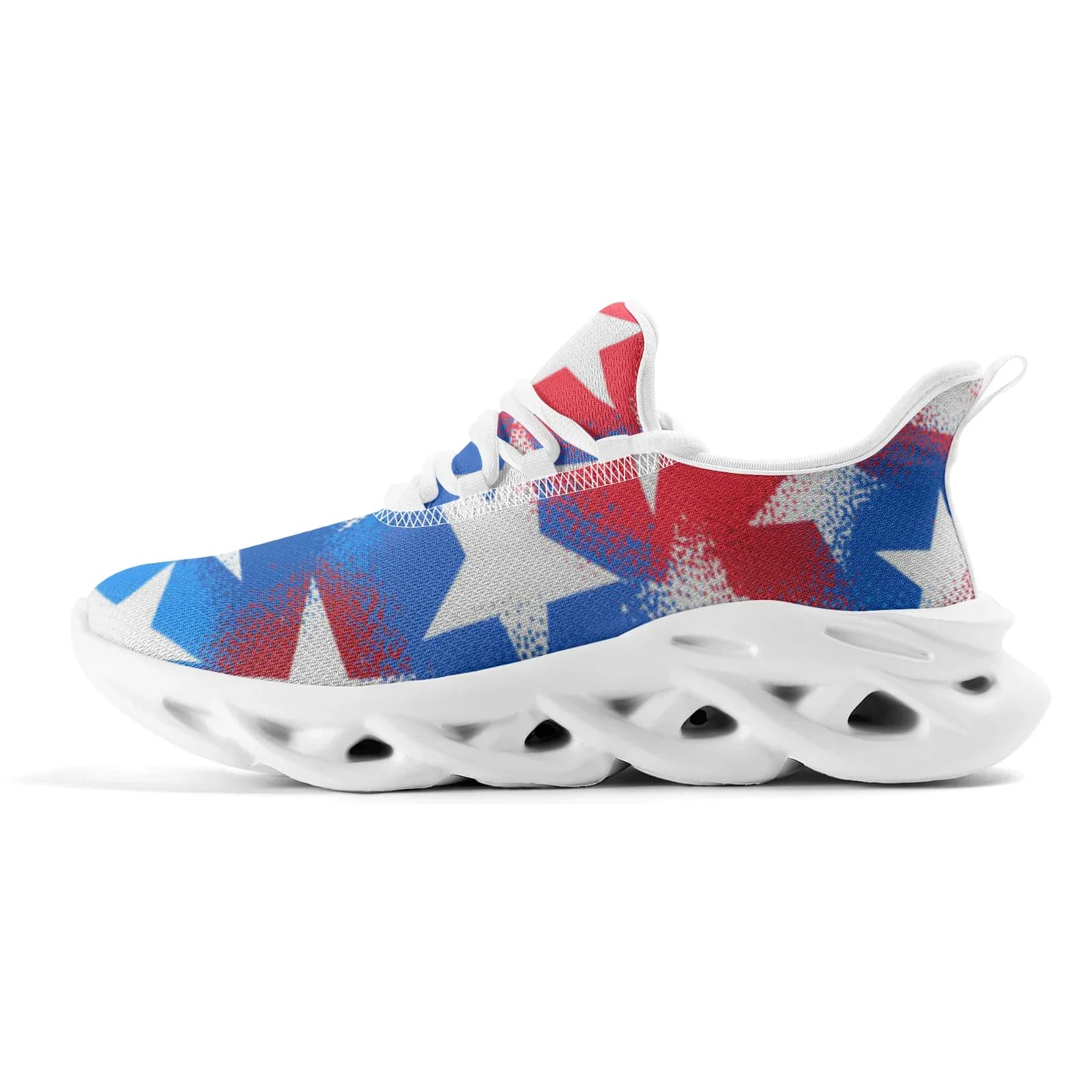 Scarpe da ginnastica casual con stampe di stelle per uomo e donna, scarpe da passeggio leggere, scarpe sportive da corsa per donna