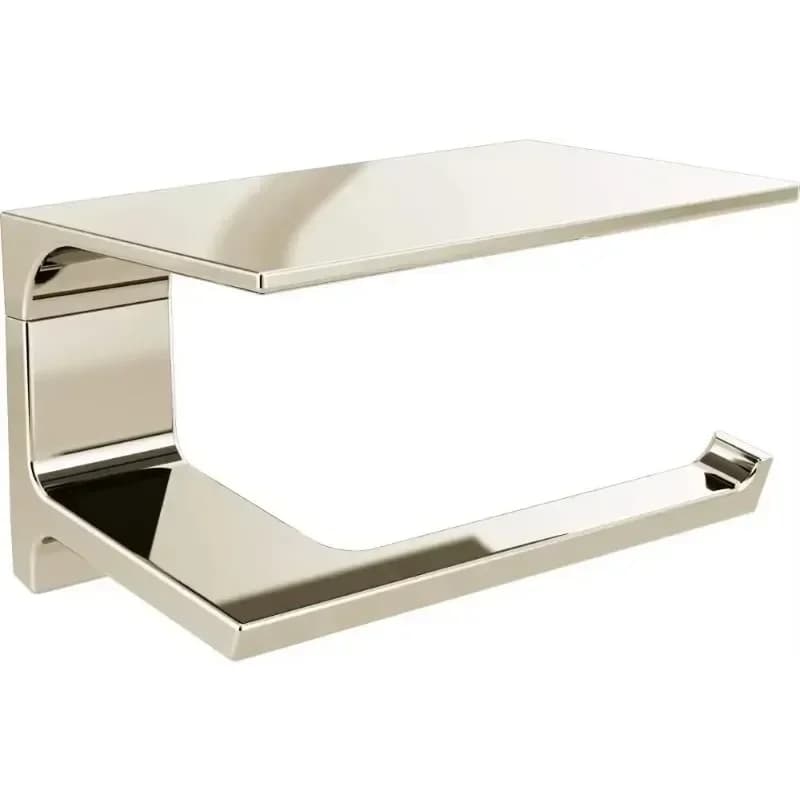 XMSJ-SalePivotal Porta carta igienica con ripiano, nichel lucido, accessori per il bagno, 79956-PN