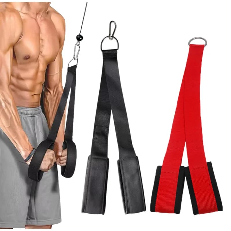 Handles for fixing rope cable for biceps, pull down for professional gym portal back coach