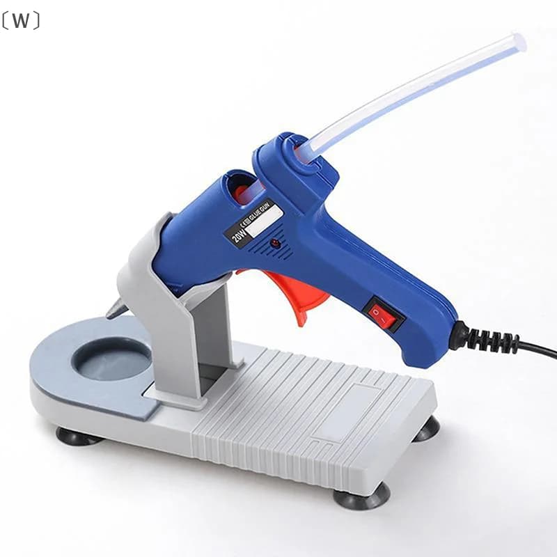 maveraW Base per pistola per colla Staffa per pistola per colla a caldo Pistola per colla Strumenti di riparazione fai da te per la casa Riscaldamento Base per macchina per colla a caldo Organizzatore per pistola per colla