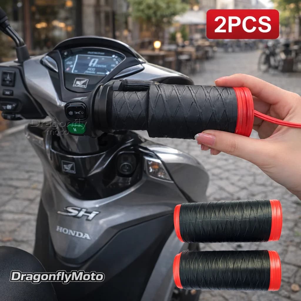 Copertura manubrio in silicone per moto HONDA SH125 SH125i SH300 SH300i SH 125 150i SH 300 300i, termorestringente e antiscivolo