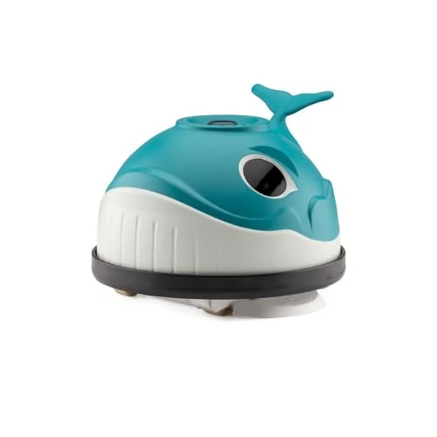 W3900 Wanda the Whale Pulitore per Piscine Fuori Terra con Aspirazione, per Piscine di Qualsiasi Dimensione, Aspiratore Automatico Blu con Aspirazione Efficiente
