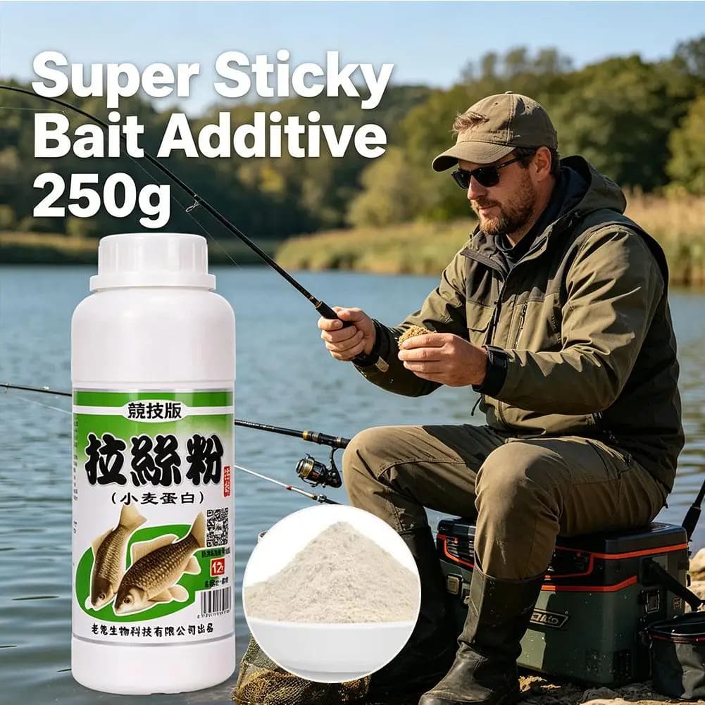 Bait State Powder Bait High-Quality Wheat Gluten Protein Additive Gluten Binder Suitable For Pulling Big Bait Balls