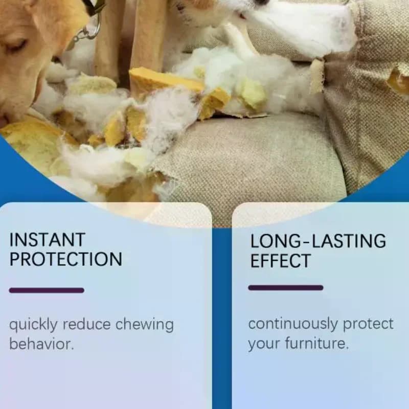 Yegbong Pet Anti-Chew Spray For Dogs Stop Chewing Furniture Couch Legs Behavior