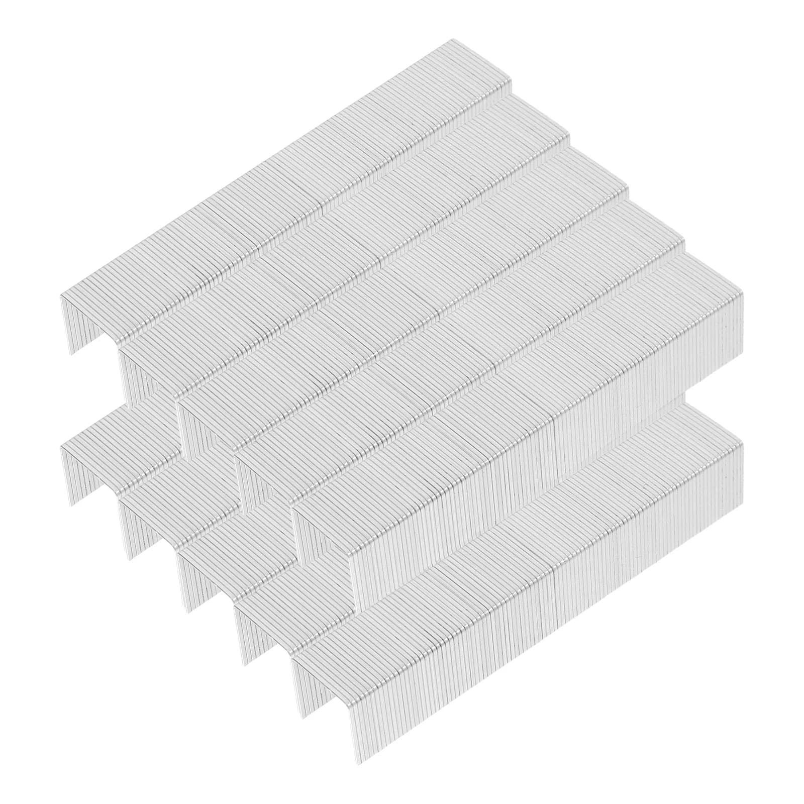 1000 pezzi mini graffette in acciaio ricarica forniture per ufficio cavo da scrivania perno in legno clip per uso domestico cucitrice per file di carta servizio standard