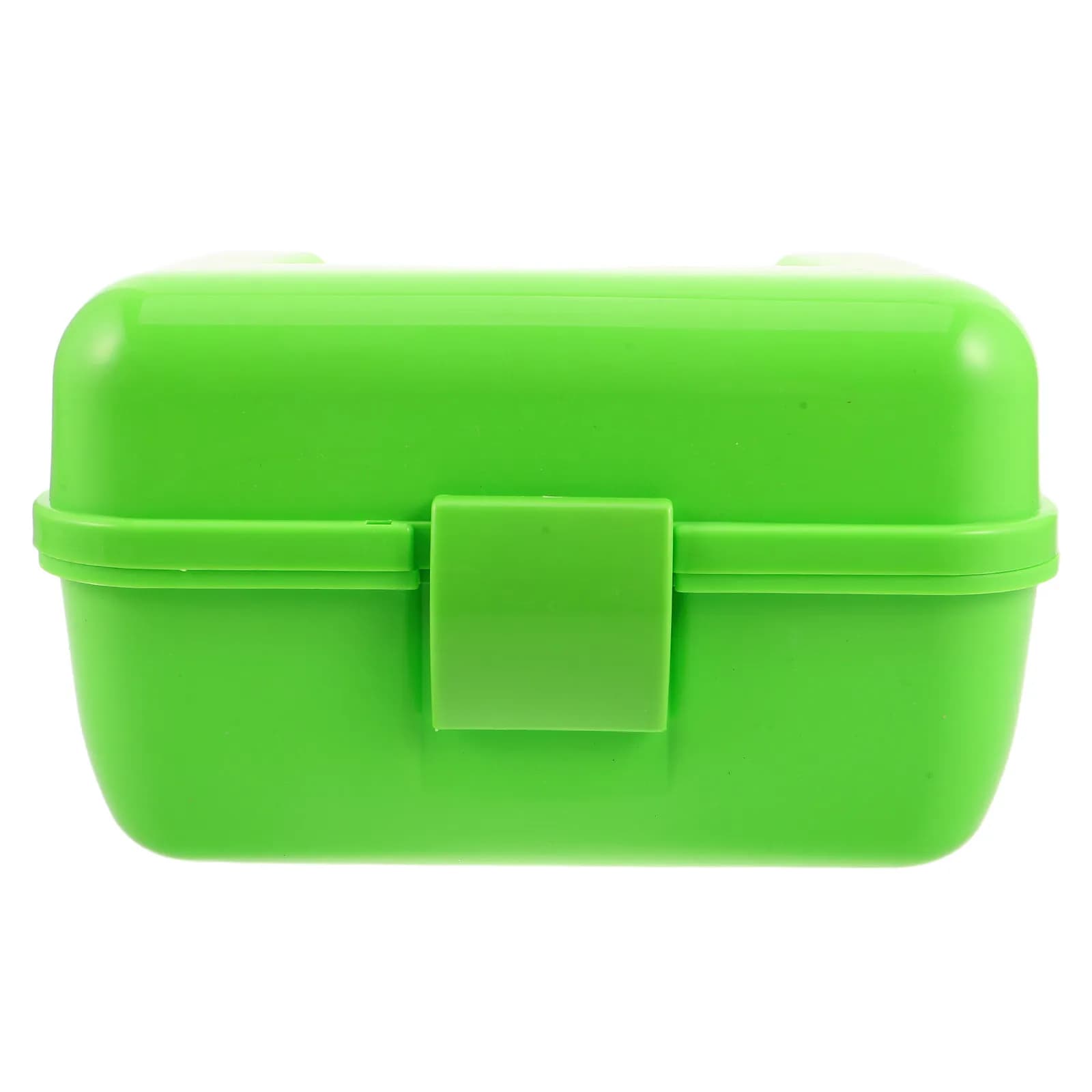 Scatola Porta Attrezzi da Pesca a 2 Strati, Organizer Compatto Portatile, Piccola Scatola in Plastica per Esche e Accessori, Contenitore per Attrezzatura da Pesca