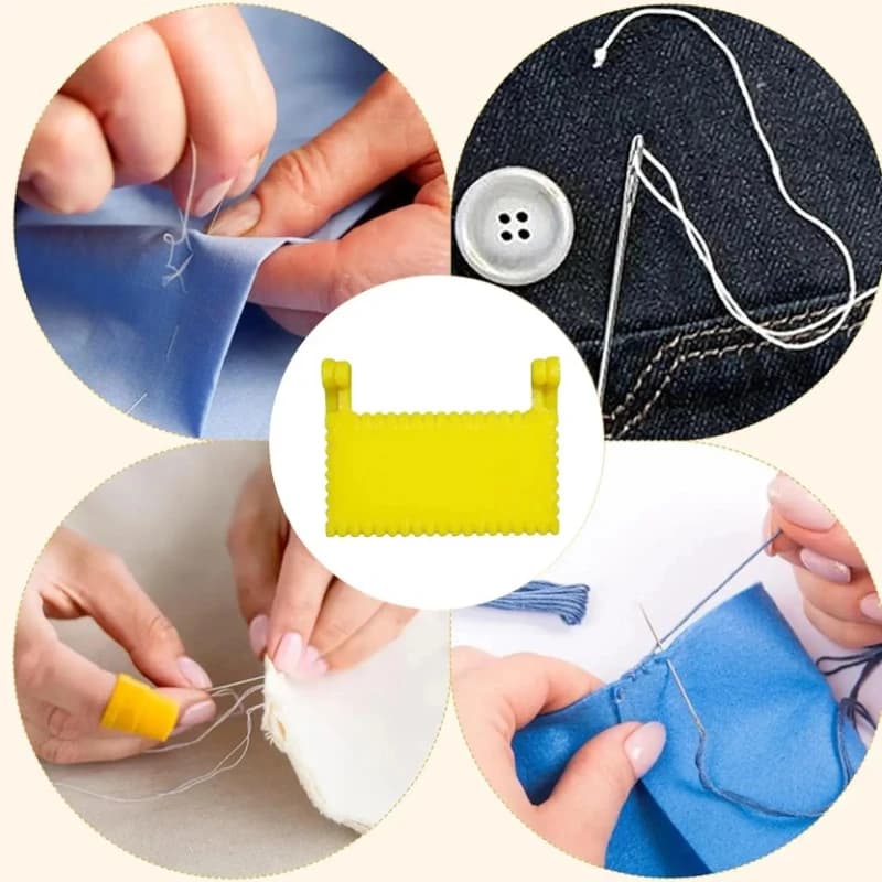 Guida per cuciture portatile con clip, calibro per bordi, strumento per la posizione dell'ago per orlature, artigianato, progetti di cucito fai da te, accessorio per cucito