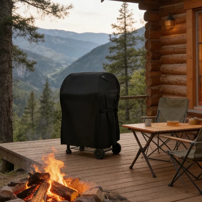 Coperture per barbecue da esterno B per griglie a carbone e a gas, impermeabili, antipolvere, resistenti alle intemperie, anti-UV, copertura per barbecue resistente.