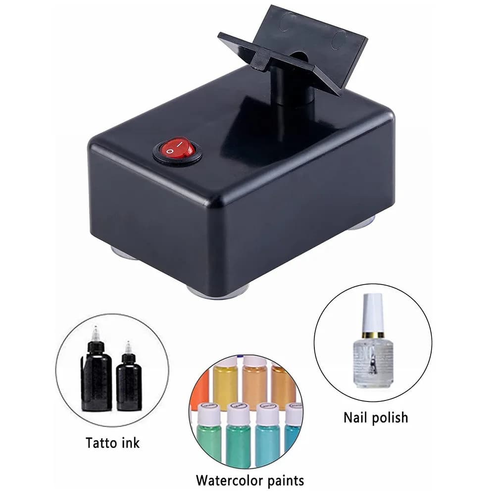 Agitatore elettrico per smalto per unghie, inchiostro per tatuaggi, miscelatore per agitazione di pigmenti, gel UV, vernice liquida, agitatore anti-agazzinaggio