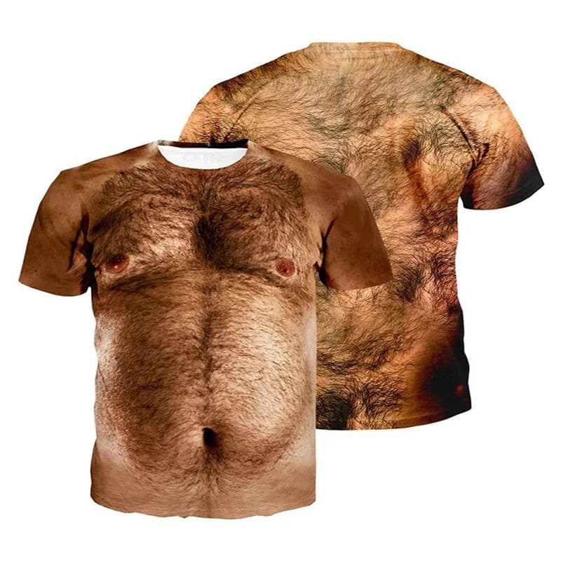 3D Hip-Hop Print T-Shirt — Fun Monkey Face Tee for Teens (Unisex Tops)